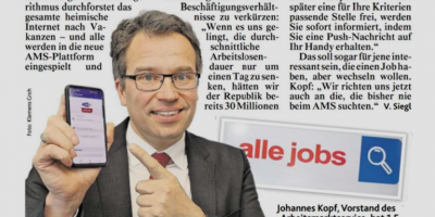 Das AMS Österreich veröffentlicht Jobsuchmaschine "alle Jobs" - Jobnet.AG liefert die Daten zu